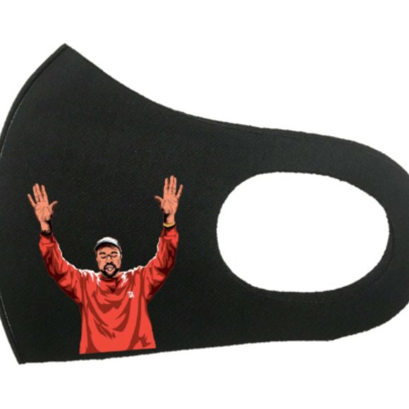 Handmade | Accessories | Kanye West Face Mask Washable Reusable Rappers ...